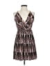 Bebe Print Purple Cocktail Dress Size XS - photo 1