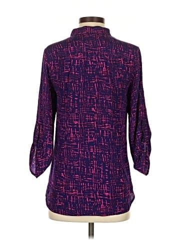 Britt Ryan 3/4 Sleeve Silk Top (view 2)