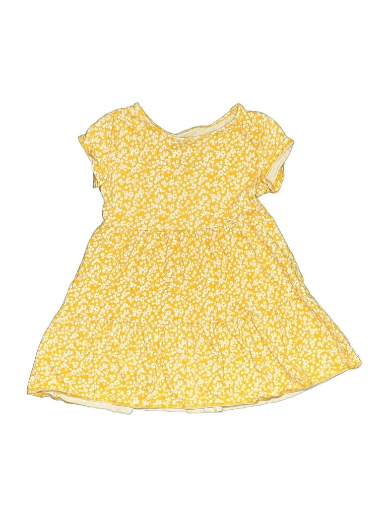 Pre-owned Jumping Beans Kids' Dress In Yellow