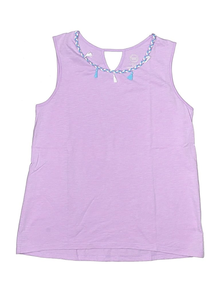 Pre-owned Wonder Nation Kids' Sleeveless T-shirt In Pink