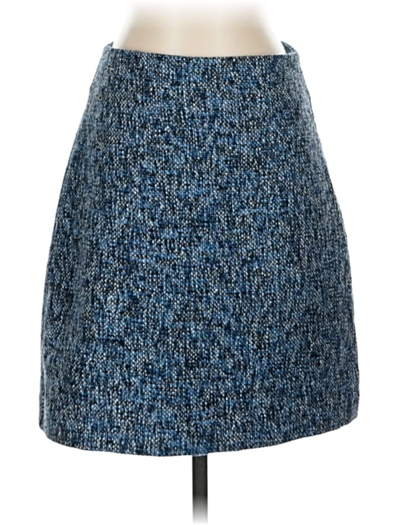 Pre-owned Ann Taylor Loft Outlet Casual Skirt In Blue
