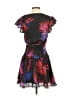 Bebe 100% Polyester Tropical Black Cocktail Dress Size XS - photo 2