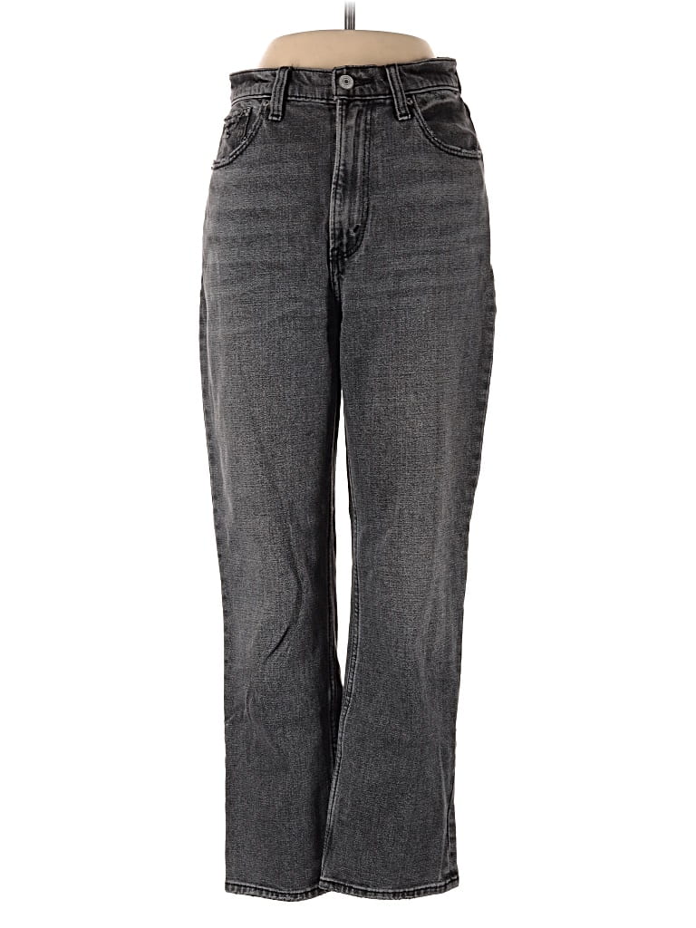 Pre-owned Abercrombie & Fitch Jeans In Gray