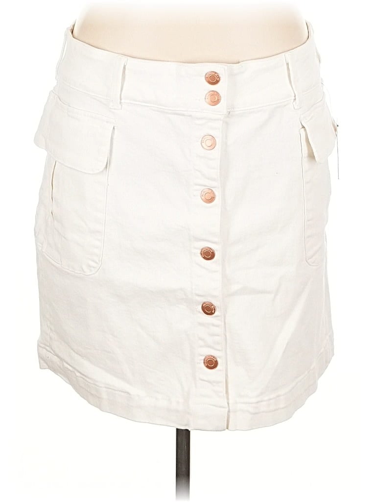 Eloquii Casual Skirt In Red