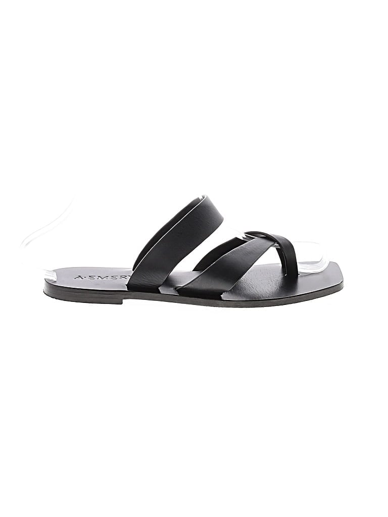 Pre-owned A.emery Sandals In Black