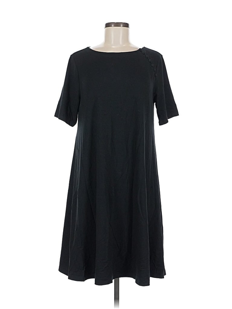 Pre-owned Ann Taylor Loft Casual Dress In Black