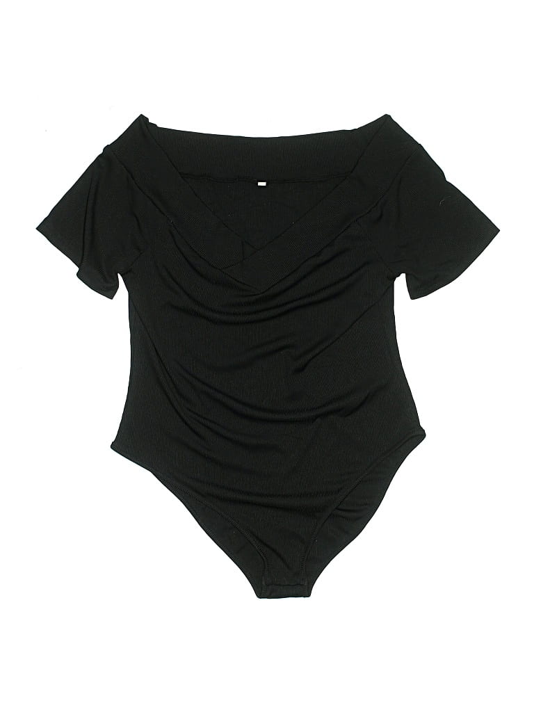 Pre-owned Unbranded Bodysuit In Black