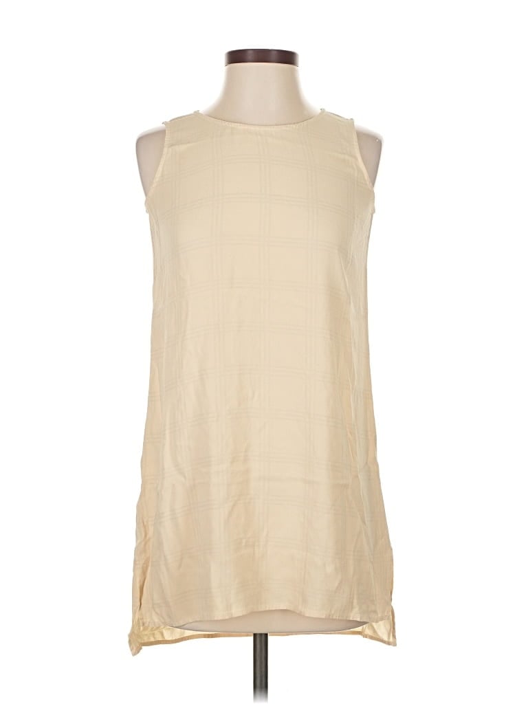 Pre-owned Eileen Fisher Sleeveless T-shirt In Brown