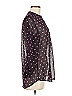Kut from the Kloth 100% Polyester Polka Dots Purple 3/4 Sleeve Blouse Size M - photo 4