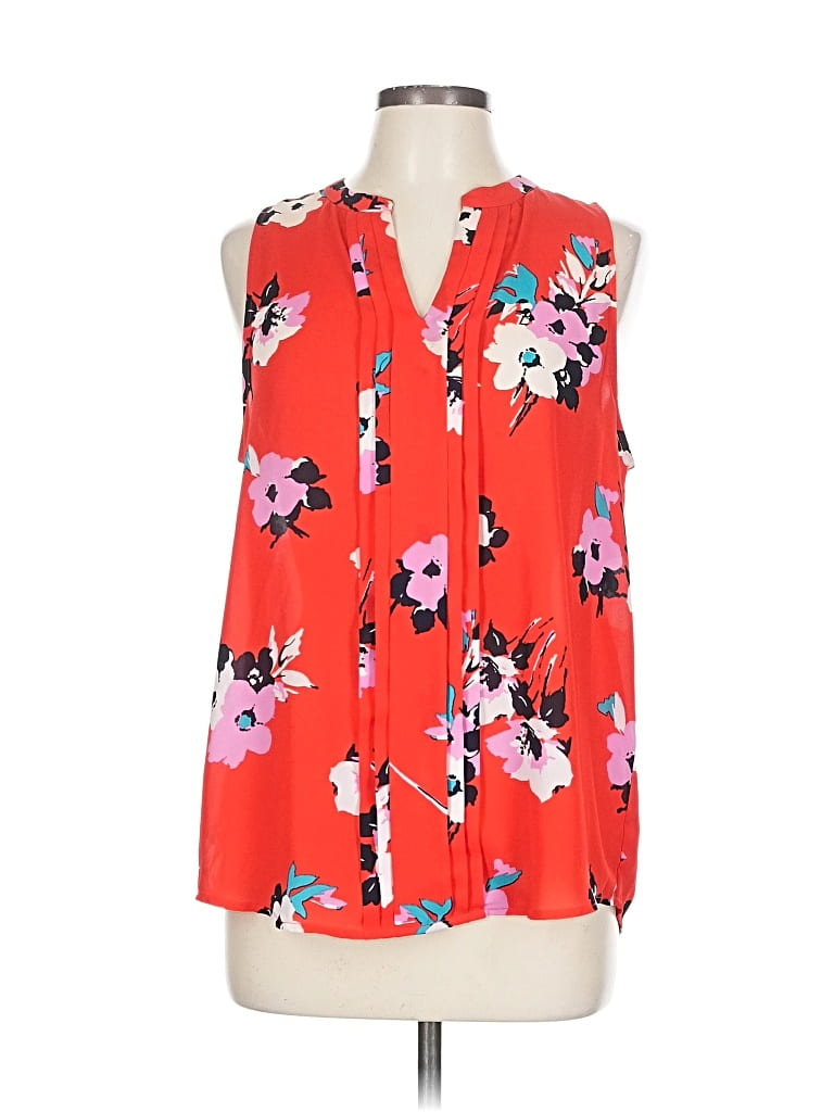 Pre-owned 41hawthorn Sleeveless Blouse In Red