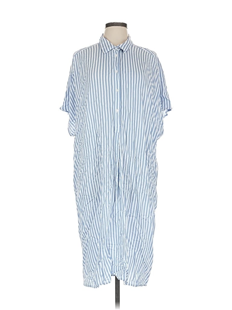 Pre-owned H&m L.o.g.g. Casual Dress In Blue