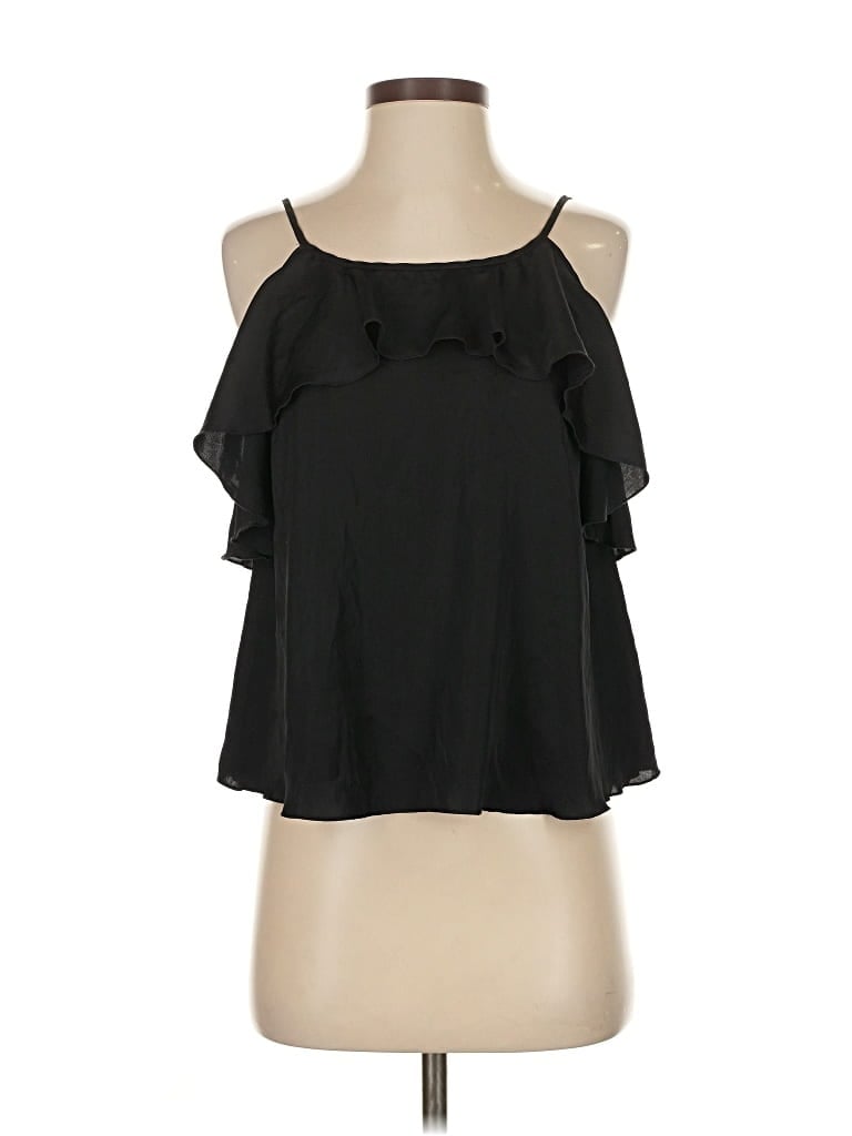 Pre-owned Victoria's Secret Sleeveless Blouse In Black