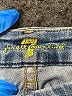 7 For All Mankind Animal Print Blue Jeans Size 24 waist - photo 3
