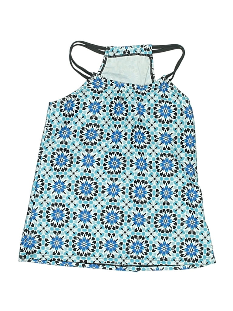 Pre-owned Balera Dancewear Swimsuit Top Blue Swimwear