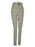 Zara Houndstooth Green Casual Pants Size XS - photo 1