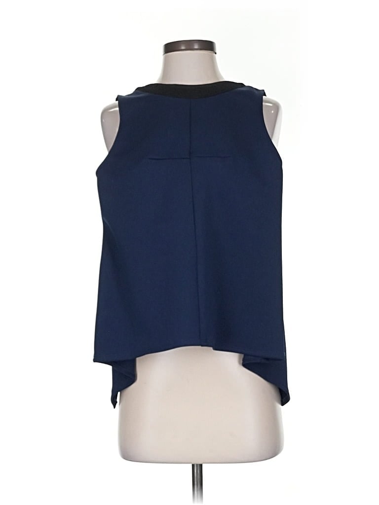 Pre-owned Waverly Grey Sleeveless Blouse In Blue