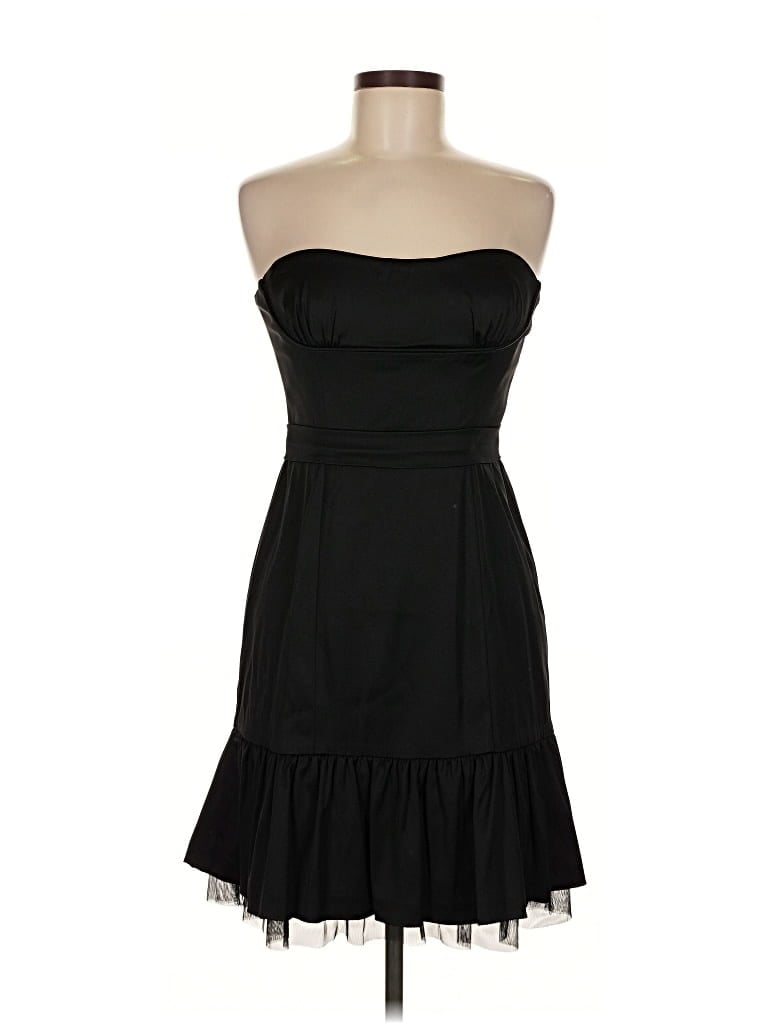 Pre-owned Bcbgmaxazria Cocktail Dress In Black