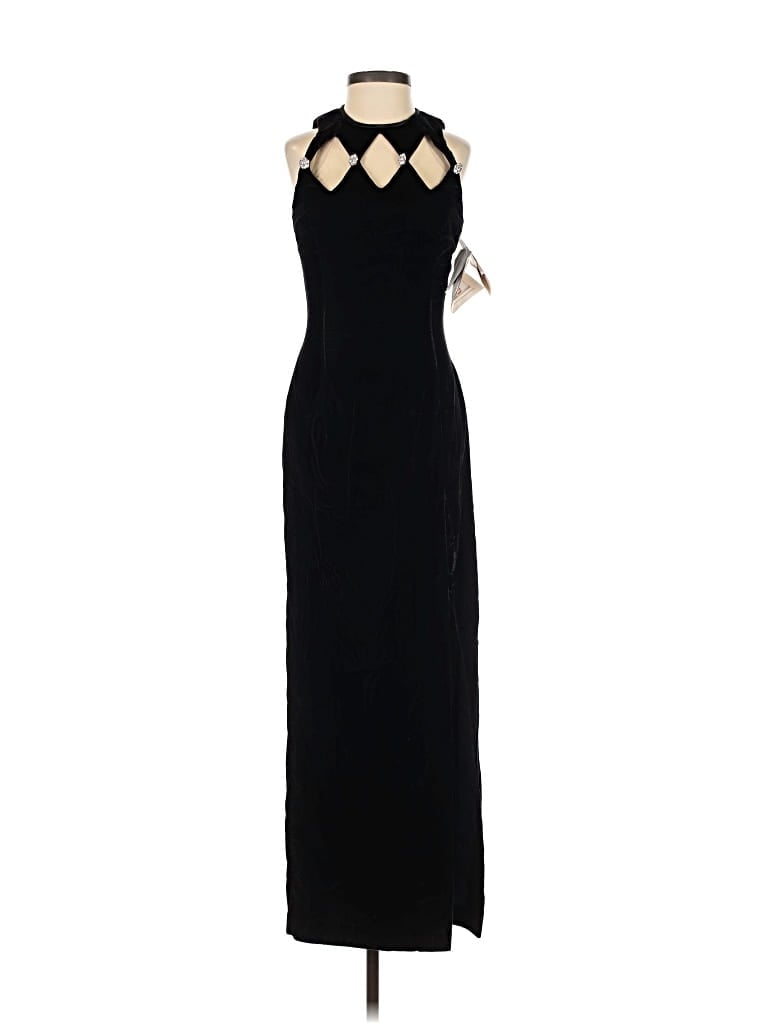 Pre-owned Jessica Mcclintock Cocktail Dress In Black
