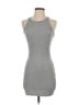 Unbranded Solid Gray Casual Dress Size S - photo 1
