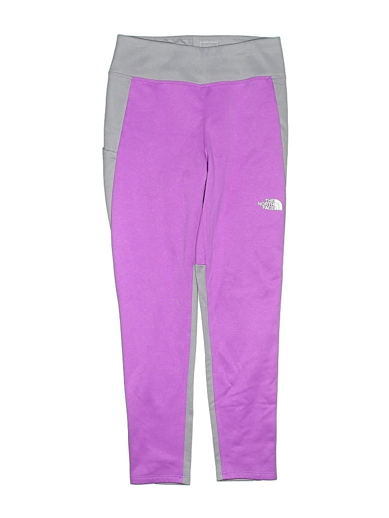 Pre-owned The North Face Kids' Active Pants In Purple