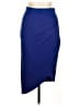 Bobeau Solid Blue Formal Skirt Size M - photo 1