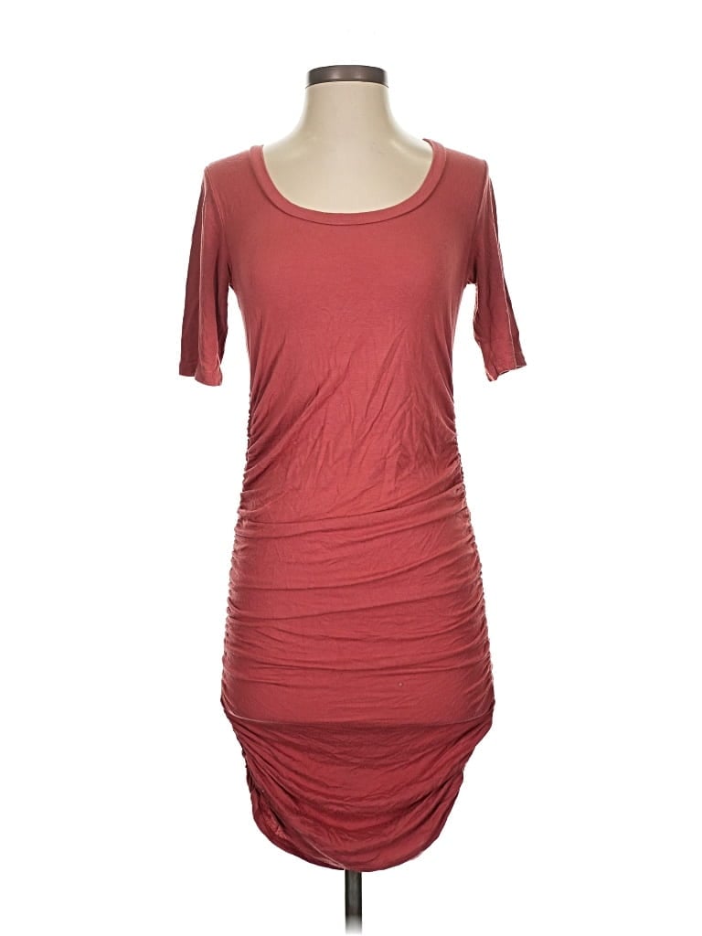 Pre-owned Assorted Brands Casual Dress In Burgundy