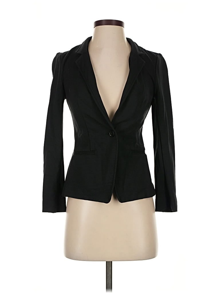 Pre-owned Banana Republic Blazer Jacket In Black