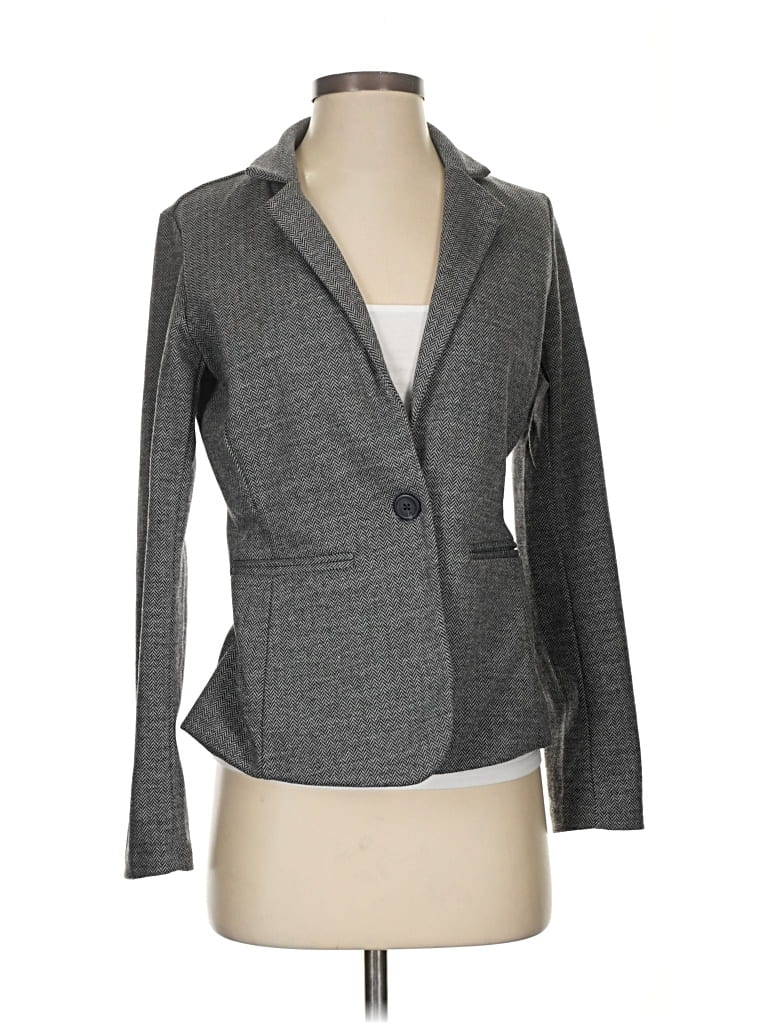 Pre-owned Tahari Blazer Jacket In Gray