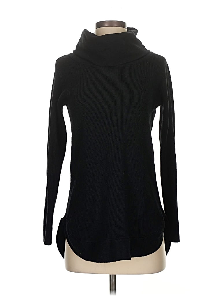 Pre-owned Cyrus Turtleneck Sweater In Black