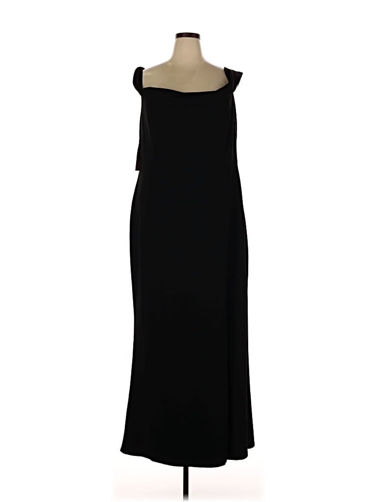 Pre-owned Bhldn Casual Dress In Black