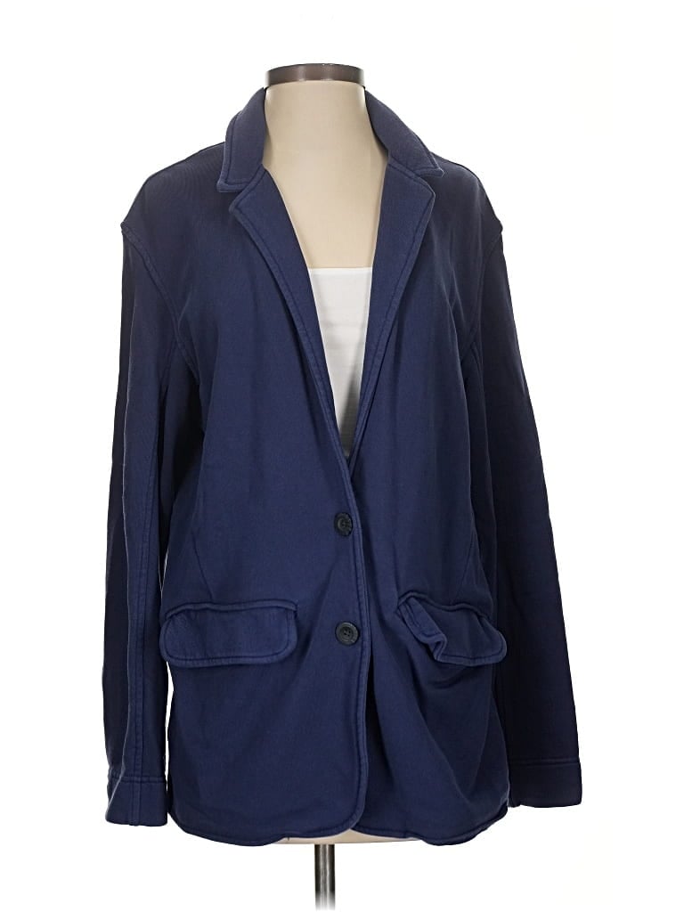 Pre-owned Aerie Blazer Jacket In Blue
