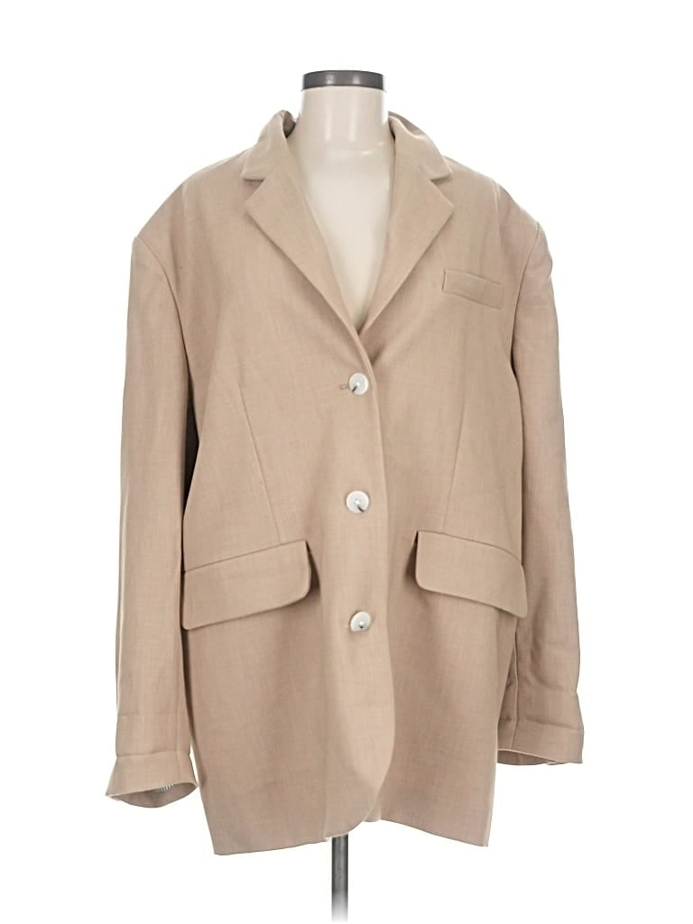 Pre-owned Maeve By Anthropologie Blazer Jacket In Brown