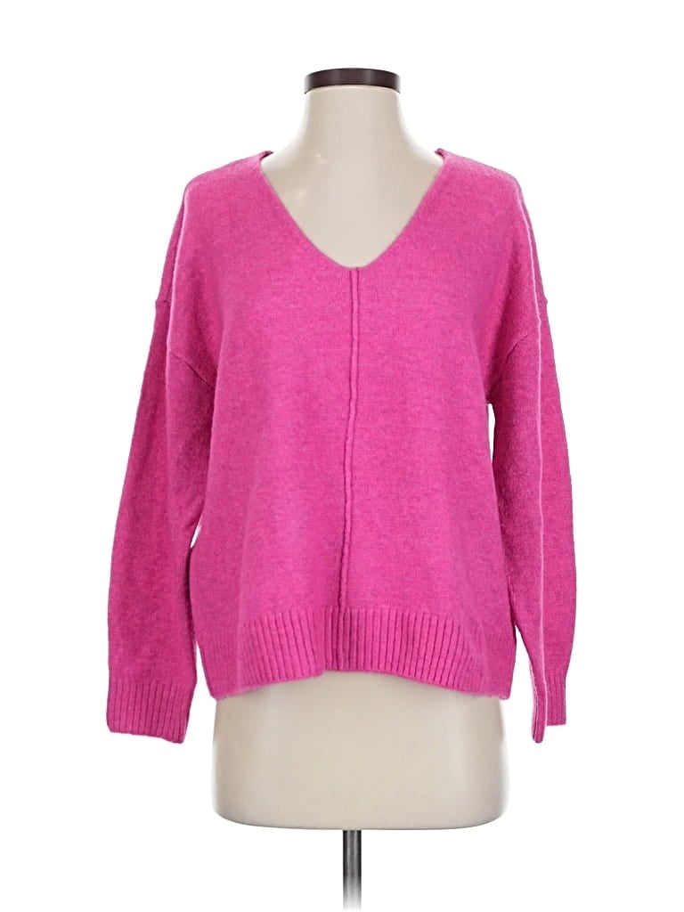 Pre-owned Vince Camuto Pullover Sweater In Pink