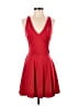 Bebe Solid Red Cocktail Dress Size XS - photo 1