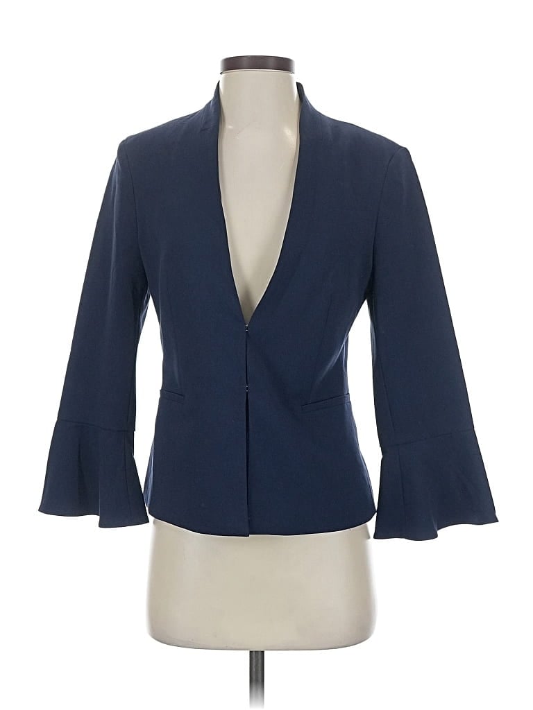Pre-owned Banana Republic Factory Store Blazer Jacket In Blue