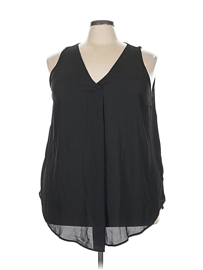 Pre-owned Torrid Sleeveless Blouse In Black
