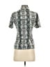 Pink Martini Silver Short Sleeve Turtleneck Size XS - photo 2
