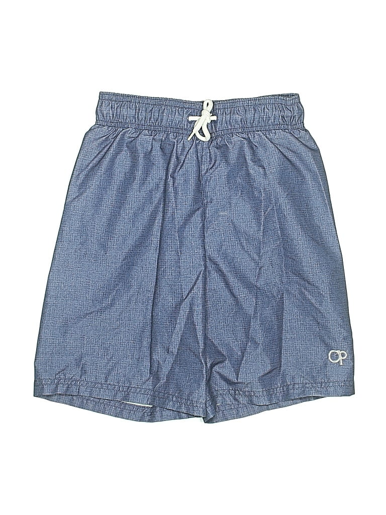 Pre-owned Op Kids' Board Shorts In Blue
