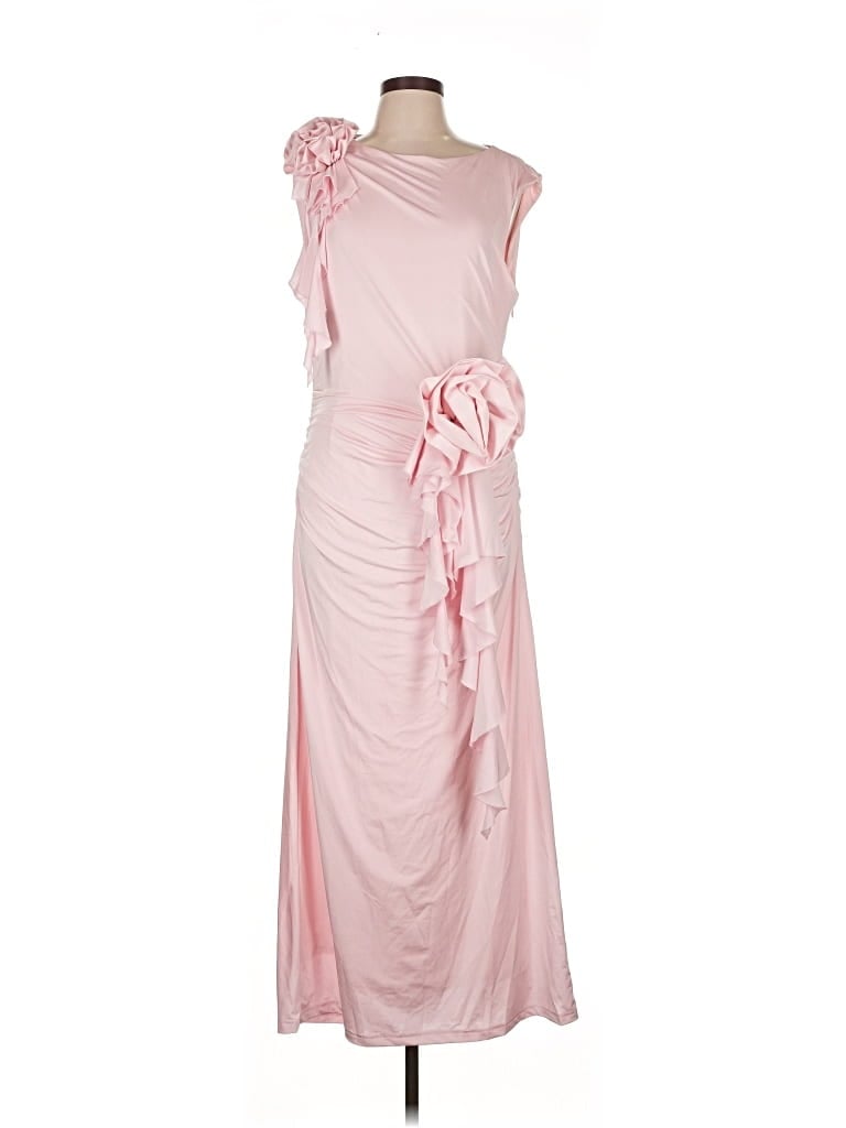 Pre-owned Karen Millen Cocktail Dress In Pink