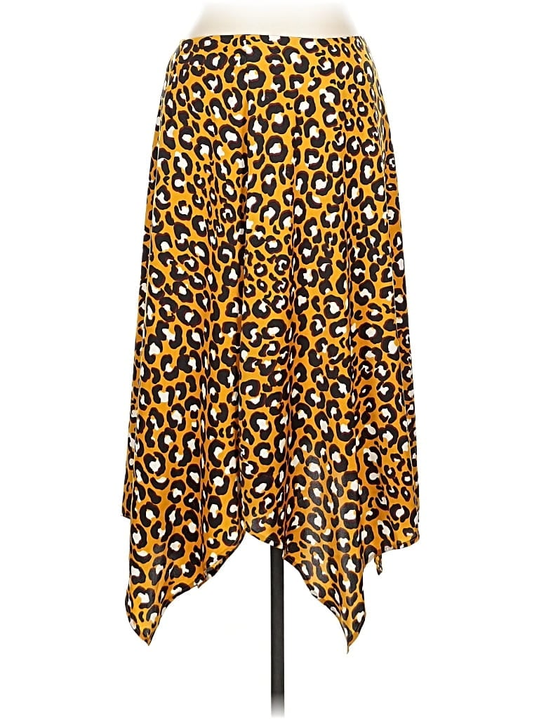 Pre-owned Who What Wear Casual Skirt In Yellow