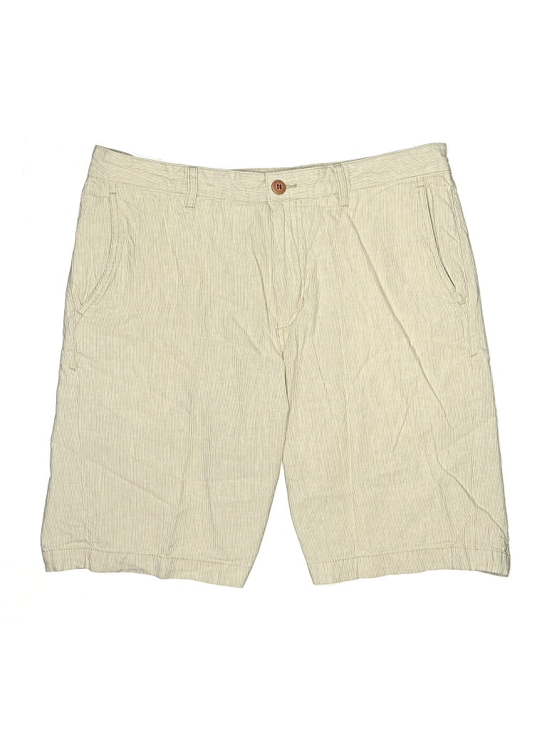 Pre-owned Tommy Bahama Khaki Shorts In Yellow