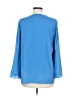 Alfani 100% Polyester Blue 3/4 Sleeve Blouse Size 6 - photo 2