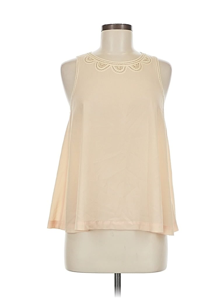 Pre-owned Madewell Sleeveless Blouse In White