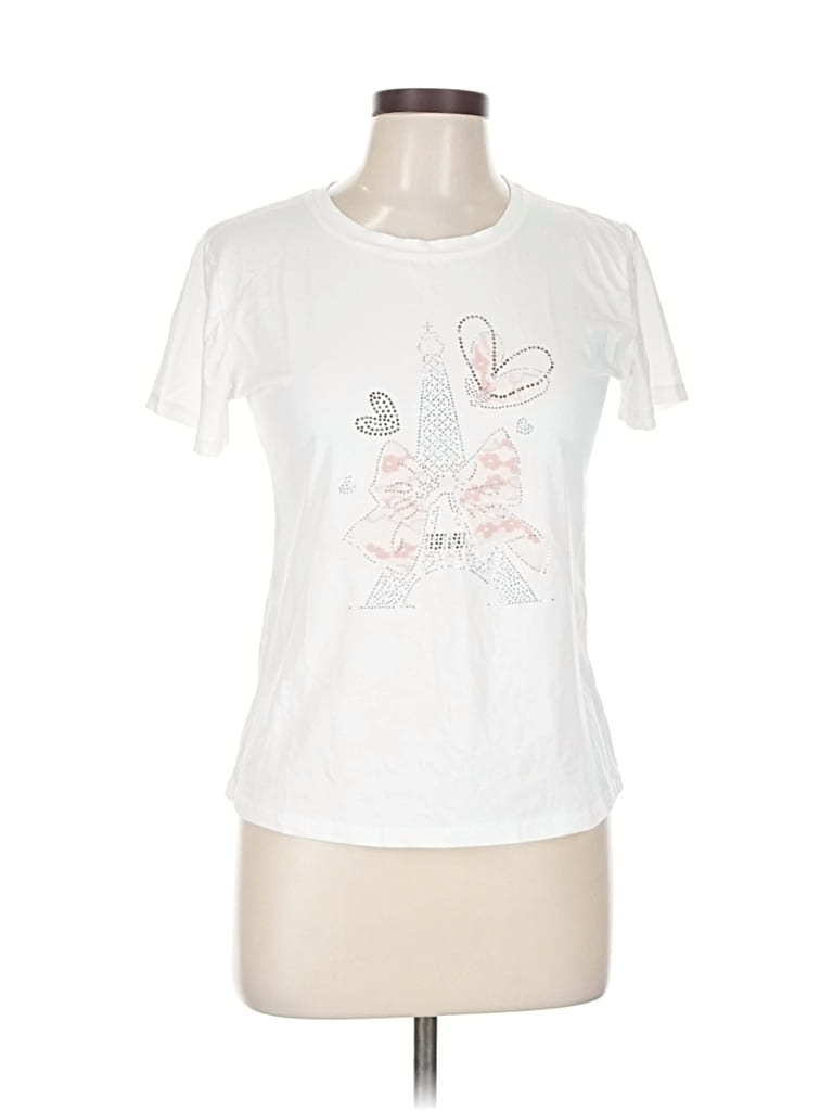 Pre-owned Assorted Brands Short Sleeve T-shirt In White