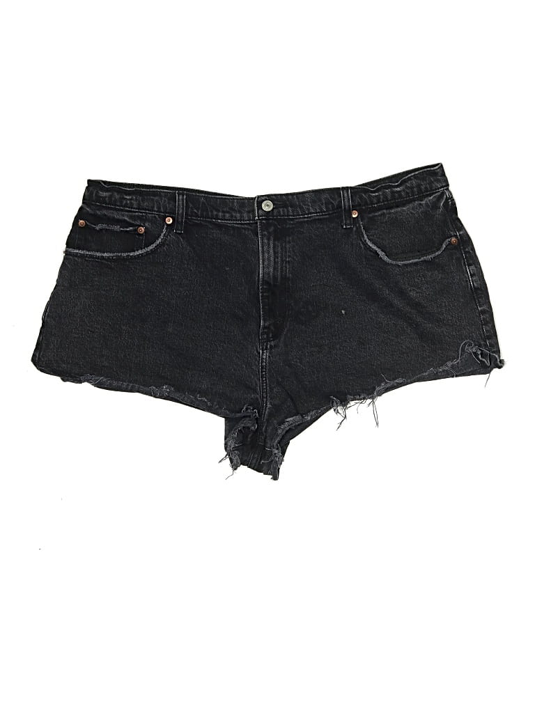 Pre-owned Abercrombie & Fitch Denim Shorts In Black