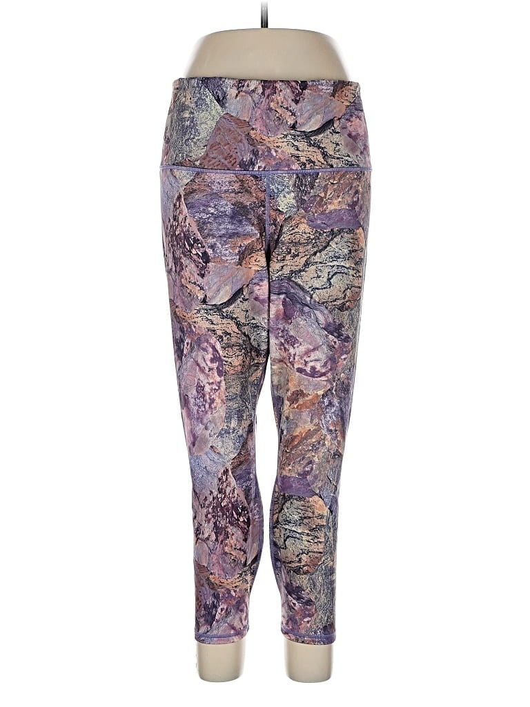 Pre-owned Fabletics Active Pants In Purple