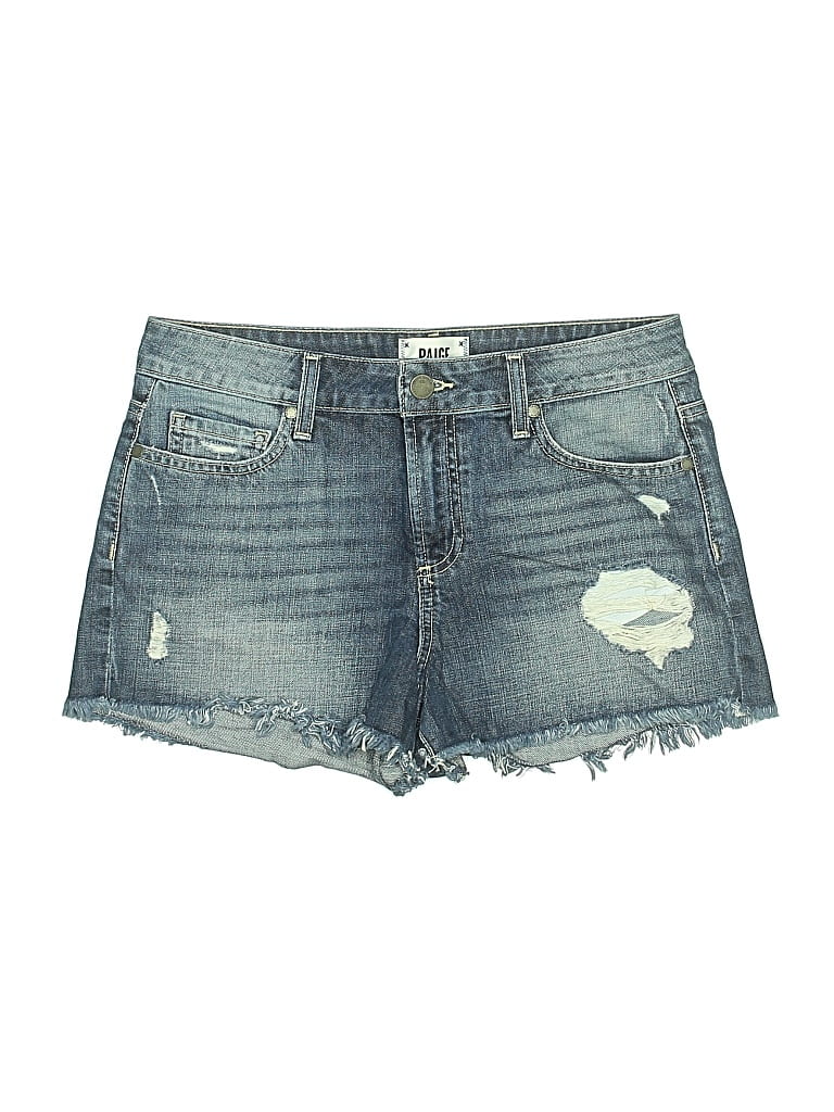 Pre-owned Paige Denim Shorts In Blue