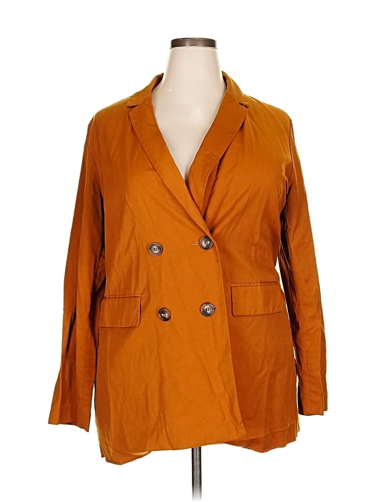 Pre-owned Elizabeth And James Blazer Jacket In Yellow