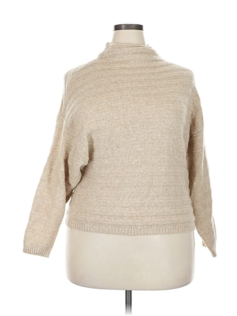 Pre-owned Prolōgue Turtleneck Sweater In Brown