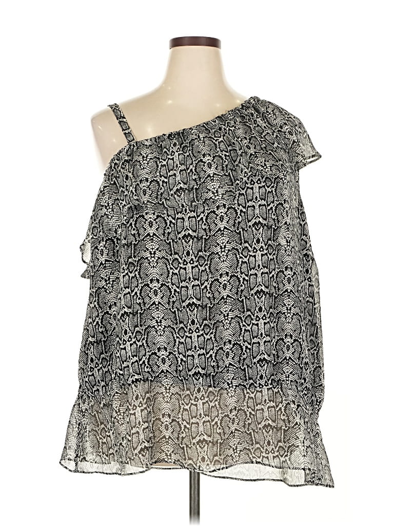 Fashion Bug Sleeveless Blouse In Multi